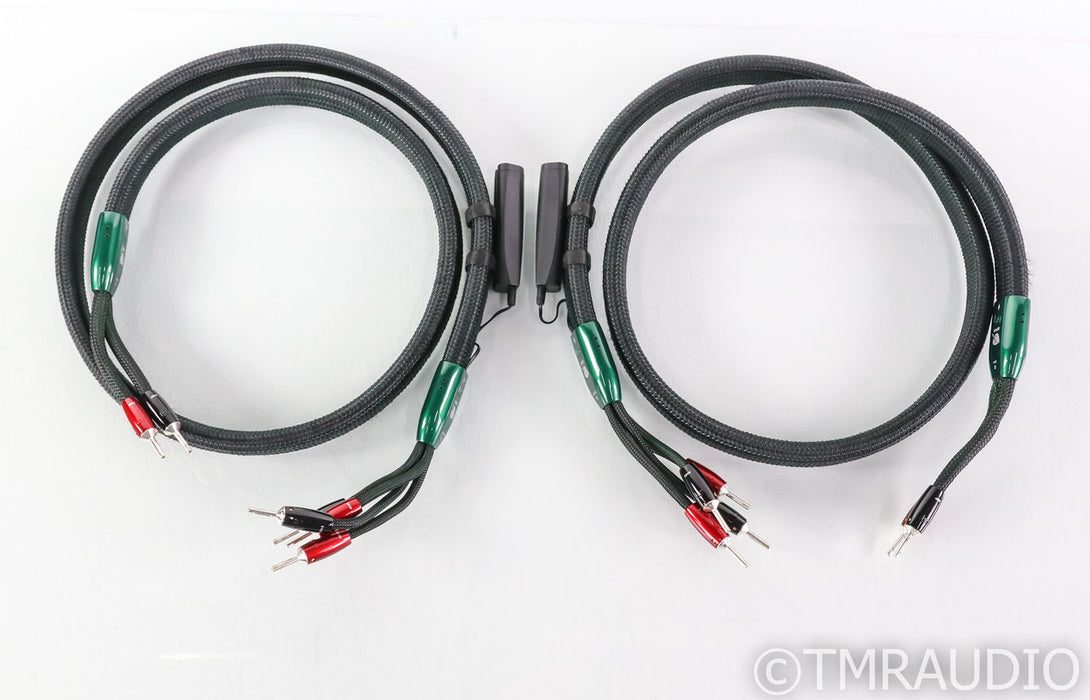 AudioQuest Aspen Bi-Wire Speaker Cables; 6ft Pair; 72v DBS