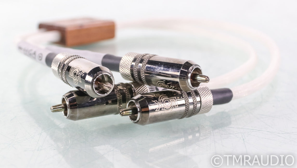 Homegrown Audio Silver Lace RCA Cables; 0.5m Pair Interconnects