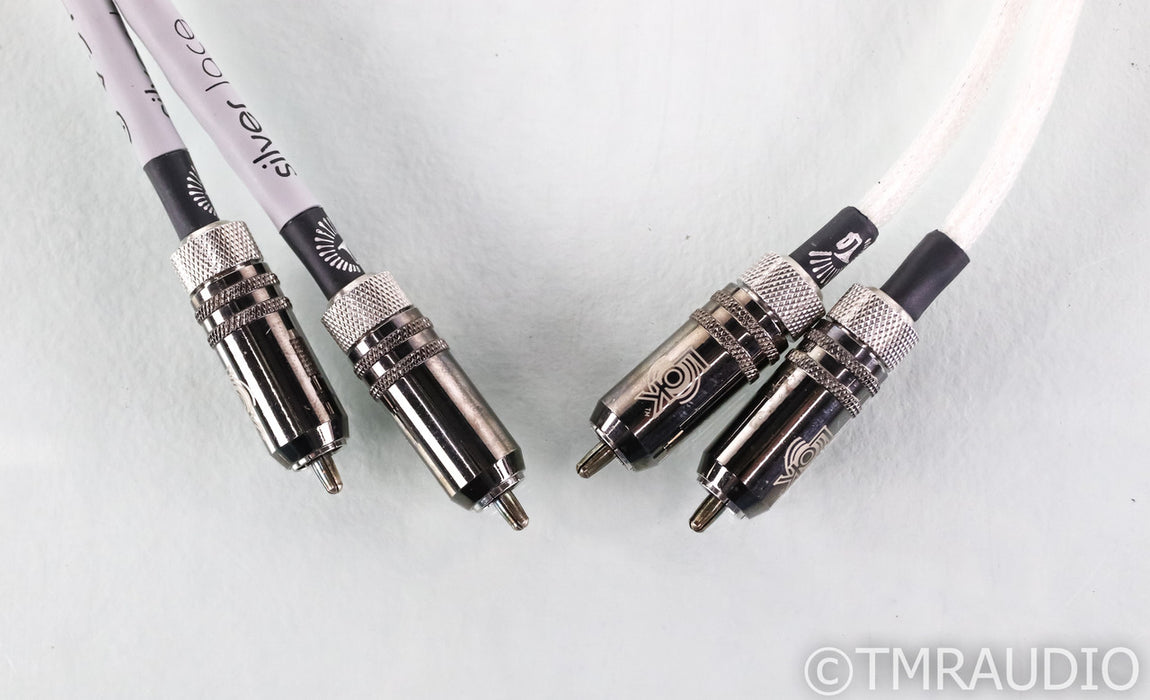 Homegrown Audio Silver Lace RCA Cables; 0.5m Pair Interconnects