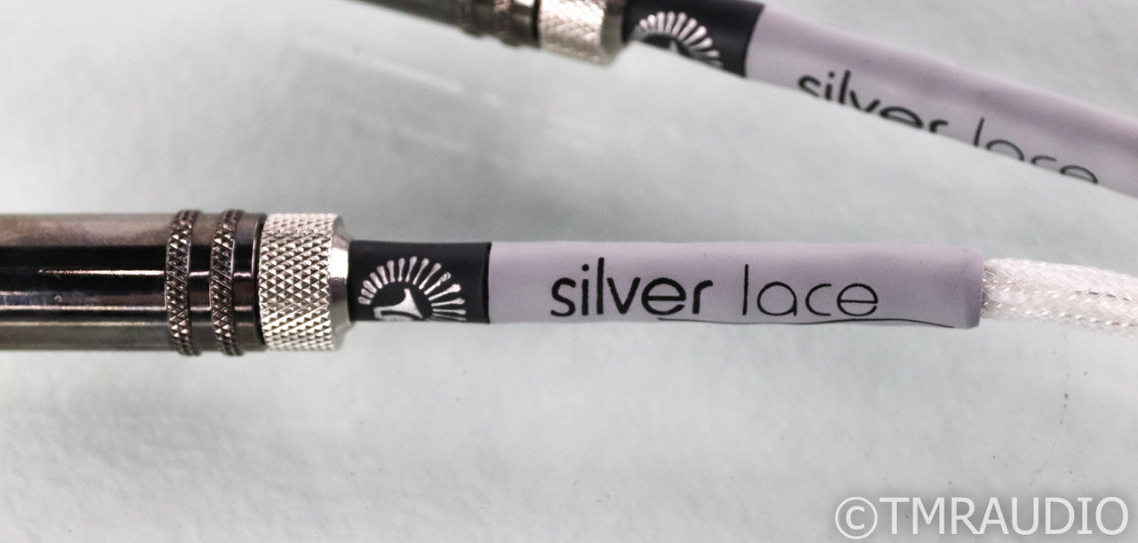Homegrown Audio Silver Lace RCA Cables; 0.5m Pair Interconnects