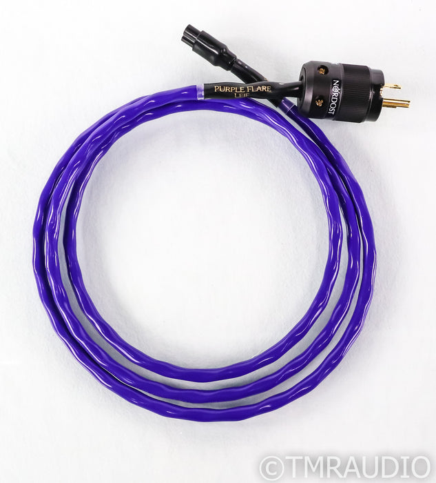 Nordost Purple Flare Power Cable; 2m AC Cord; C7