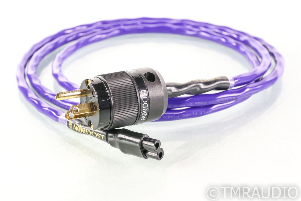 Nordost Purple Flare Power Cable; 2m AC Cord; C7