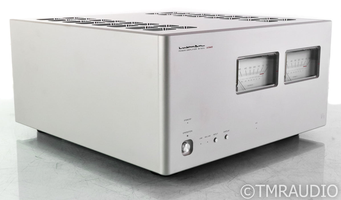 Luxman M900u Stereo Power Amplifier; M-900 Ultimate; Silver