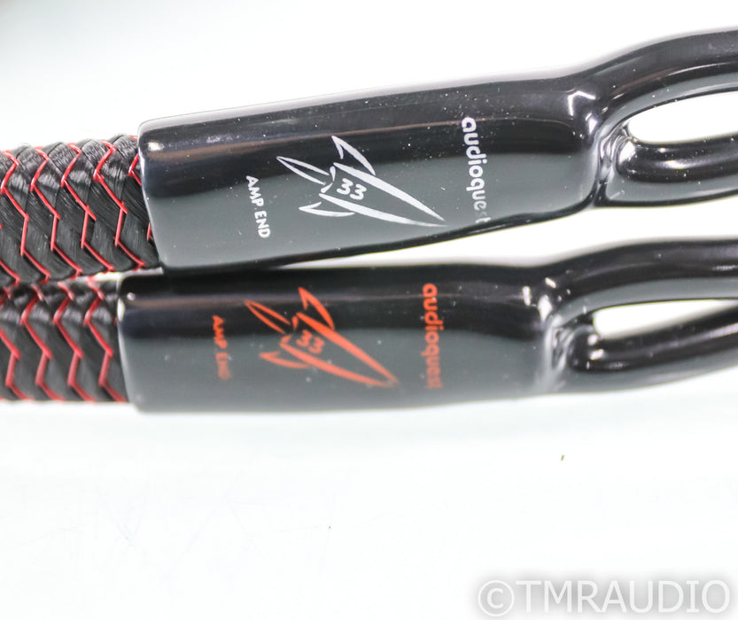 AudioQuest Rocket 33 Speaker Cables; 10ft Pair