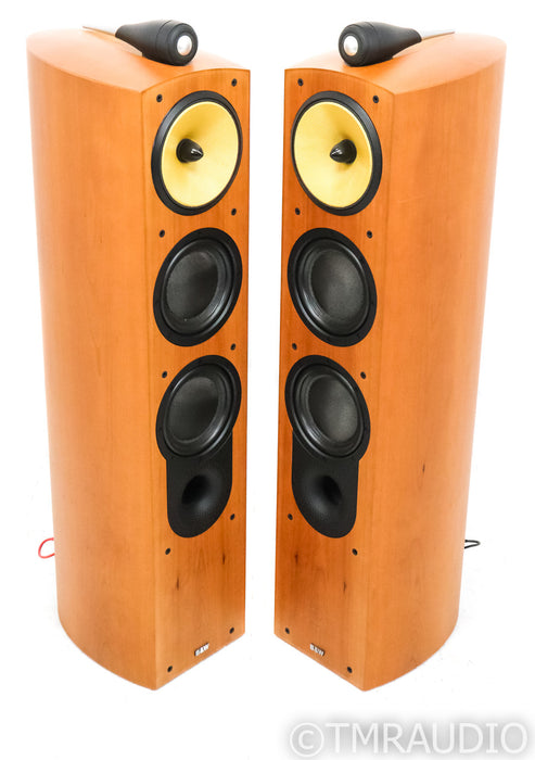 B&W Nautilus 804 Floorstanding Speakers; Cherry Pair