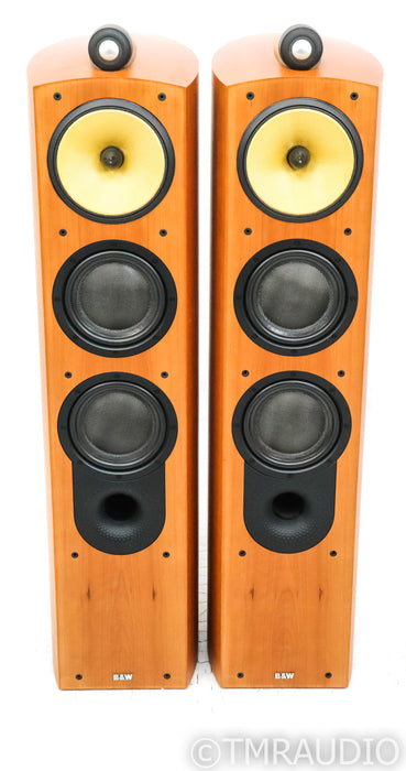 B&W Nautilus 804 Floorstanding Speakers; Cherry Pair