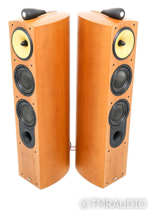 B&W Nautilus 804 Floorstanding Speakers; Cherry Pair