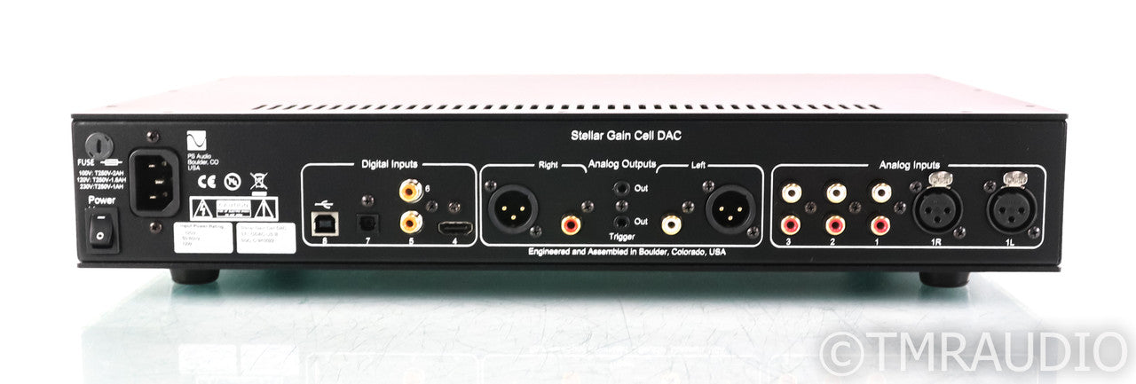 PS Audio Stellar Gain Cell DAC; D/A Converter; Black; Remote (Used)