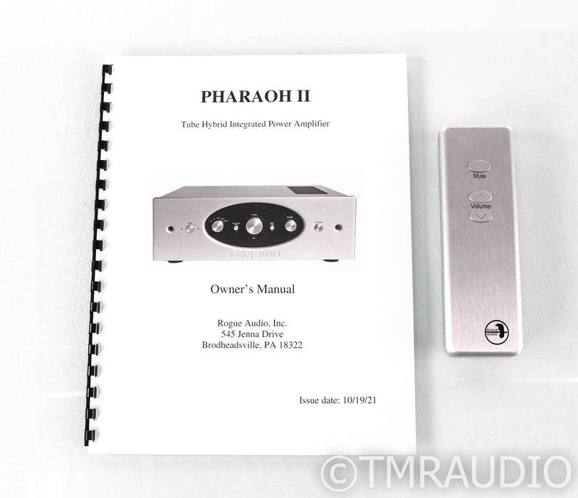 Rogue Audio Pharaoh II Stereo Tube Hybrid Integrated Amplifier; Very Low Hours
