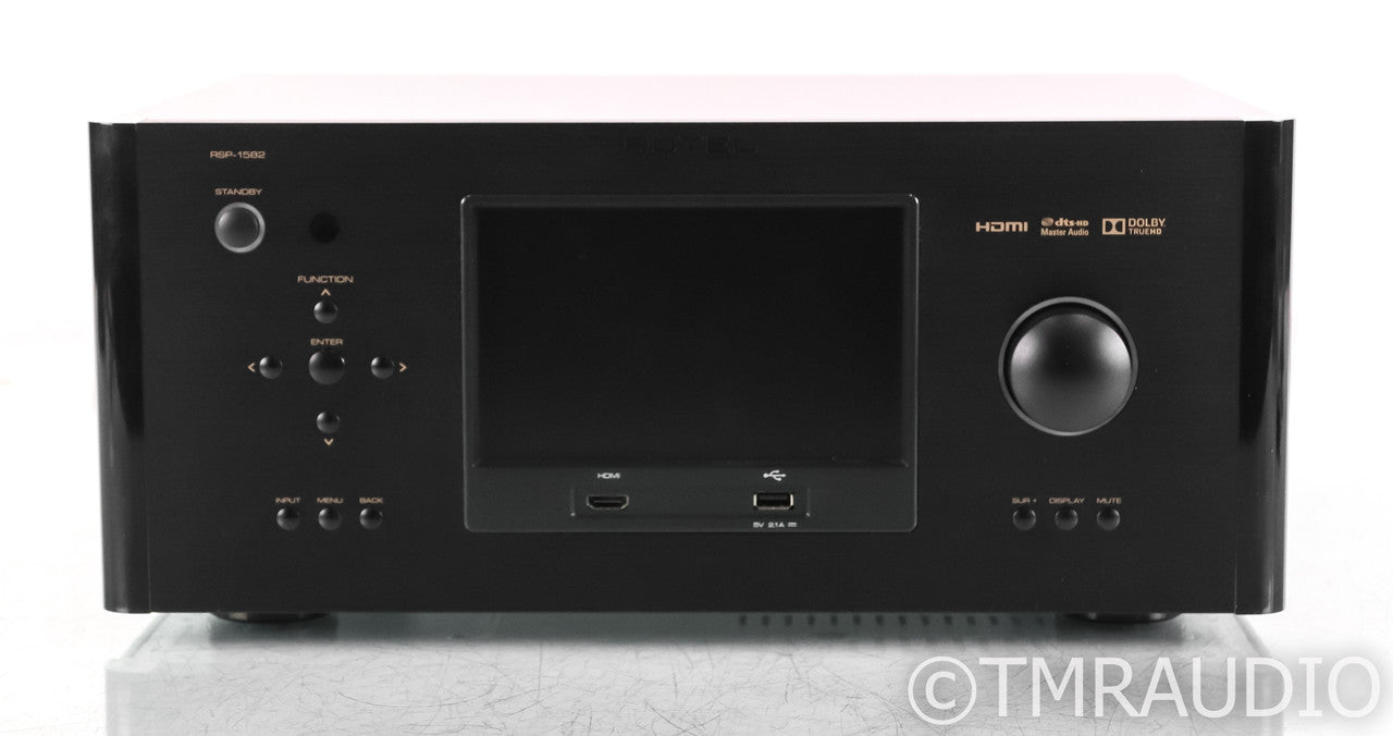 Rotel RSP-1582 7.2 Channel Home Theater Processor; RSP1582; Remote; Black