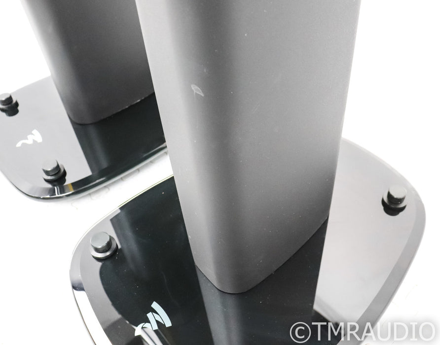 Focal Sopra No. 1 Bookshelf Speakers; Black Laquer Pair w/ Stands