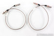 Cabledyne Vanguard Silver XLR Cables; 1m Pair Balanced Interconnects