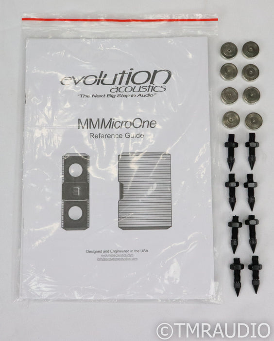 Evolution Acoustics Micro One Bookshelf Speakers; Pair w/ Stands; MMMicroOne