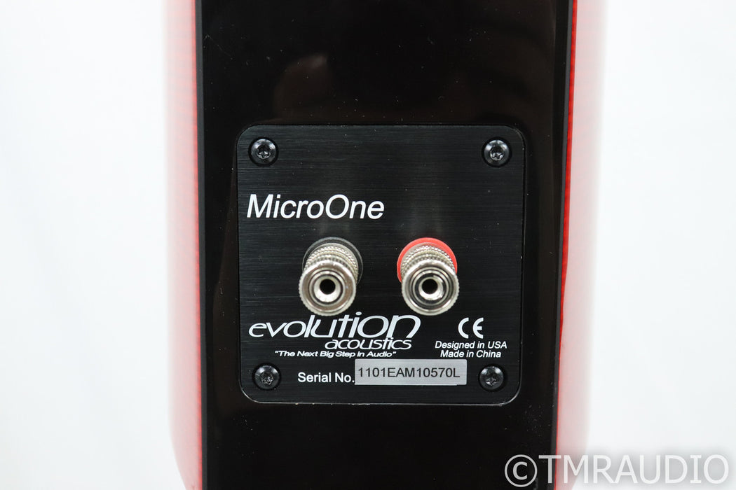 Evolution Acoustics Micro One Bookshelf Speakers; Pair w/ Stands; MMMicroOne