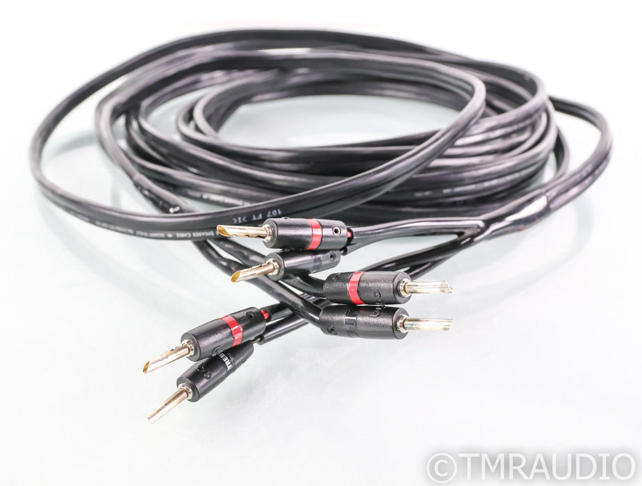 AudioQuest Rocket 44 Bi-Wire Speaker Cable; 27ft; Single Cable; BFA Banana