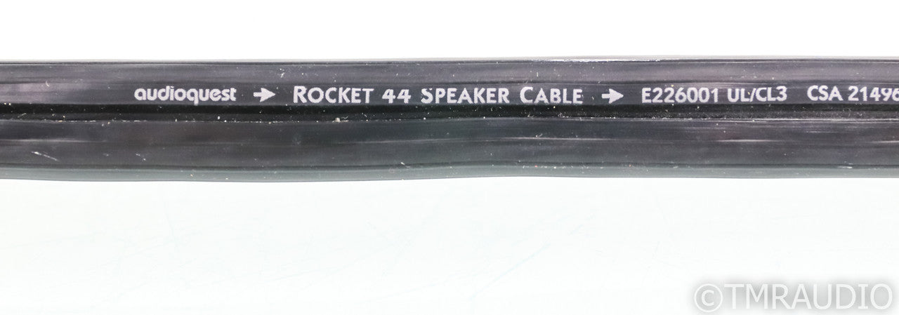 AudioQuest Rocket 44 Bi-Wire Speaker Cable; 27ft; Single Cable; BFA Banana