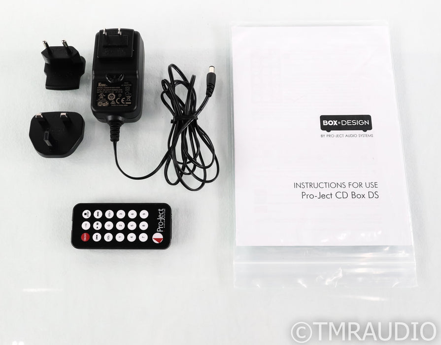 Pro-Ject CD Box DS CD Player; Black; Remote