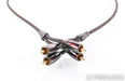 AudioQuest Big Sur RCA Cables; 1m Pair Unbalanced Interconnects