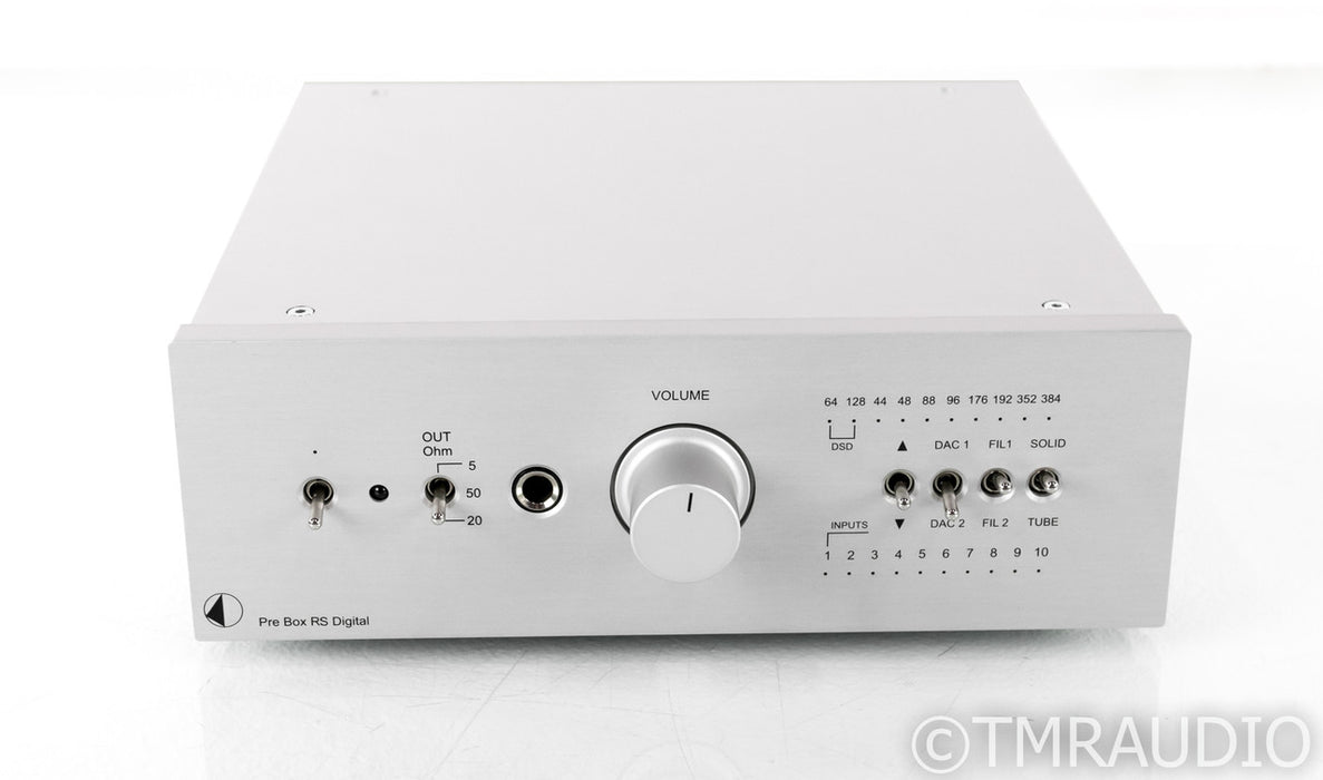 Pro-Ject Pre Box RS Digital Tube Hybrid DAC; D/A Converter; Remote