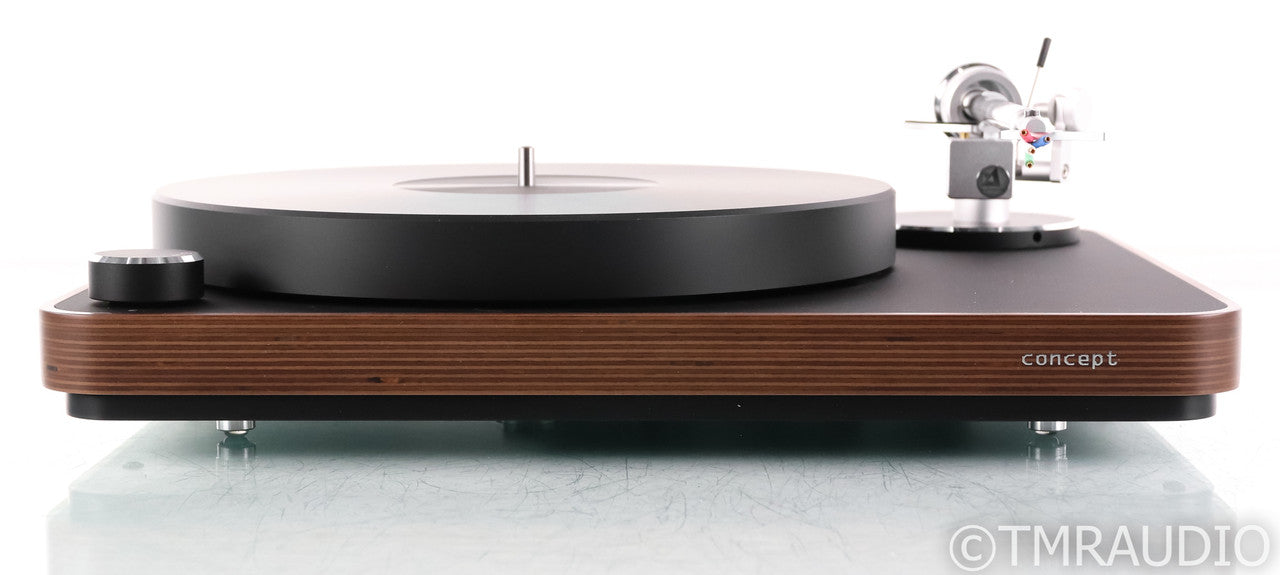 Clearaudio Concept Wood Turntable; Dark Baltic Birch (Open Box, No Cartridge)