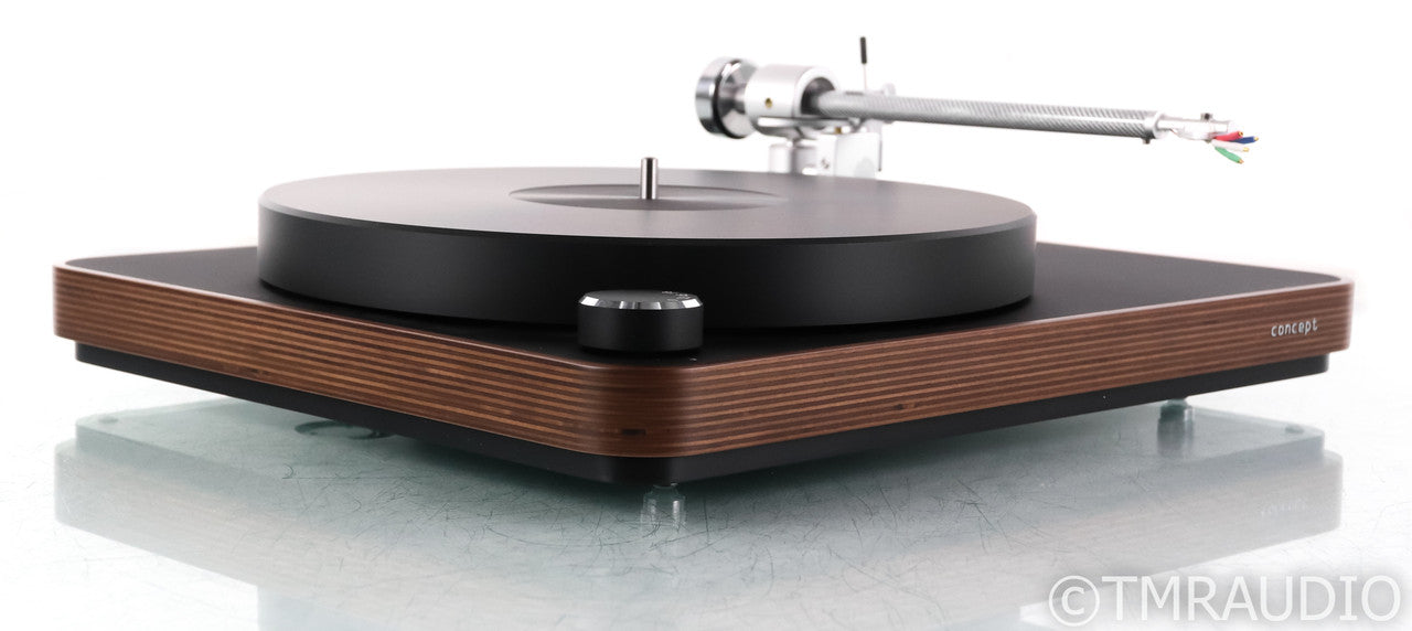 Clearaudio Concept Wood Turntable; Dark Baltic Birch (Open Box, No Cartridge)