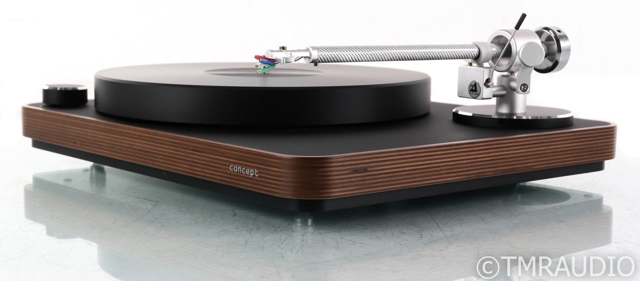 Clearaudio Concept Wood Turntable; Dark Baltic Birch (Open Box, No Cartridge)