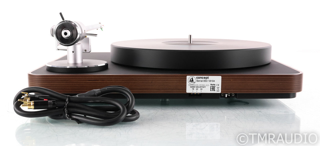 Clearaudio Concept Wood Turntable; Dark Baltic Birch (Open Box, No Cartridge)
