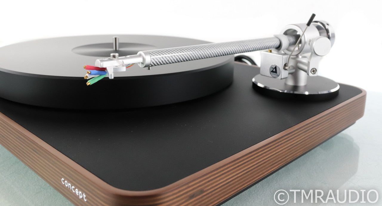 Clearaudio Concept Wood Turntable; Dark Baltic Birch (Open Box, No Cartridge)
