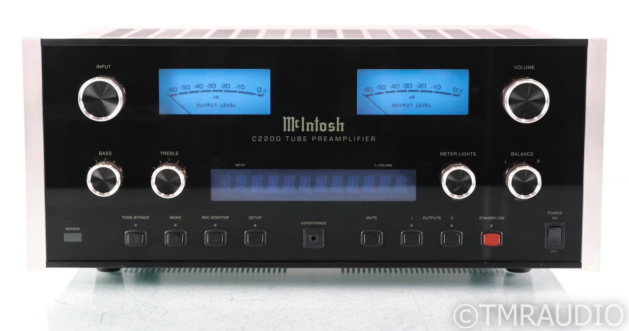 McIntosh C2200 Stereo Tube Preamplifier; C-2200; MM Phono (No Remote)