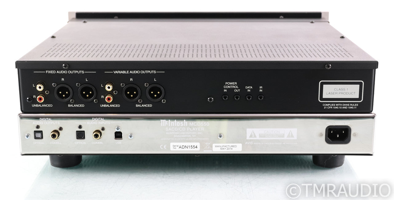McIntosh MCD550 SACD / CD Player; Remote; MCD-550