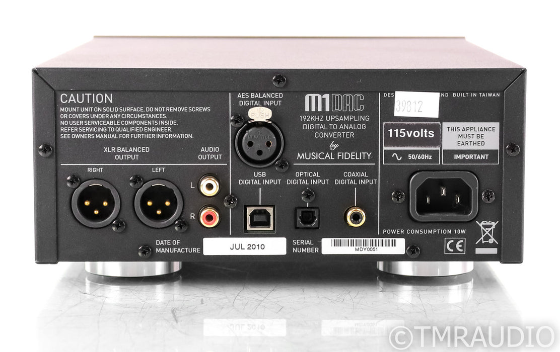 Musical Fidelity M1DAC DAC; D/A Converter; Black; M-1