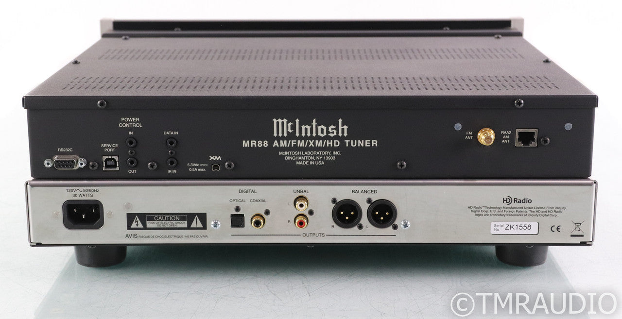 McIntosh MR88 AM / FM / XM / XD Tuner; Remote; MR-88