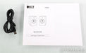 KEF X300A Powered Wireless Bookshelf Speakers; X-300-A; White Pair; 96KHz 24bit