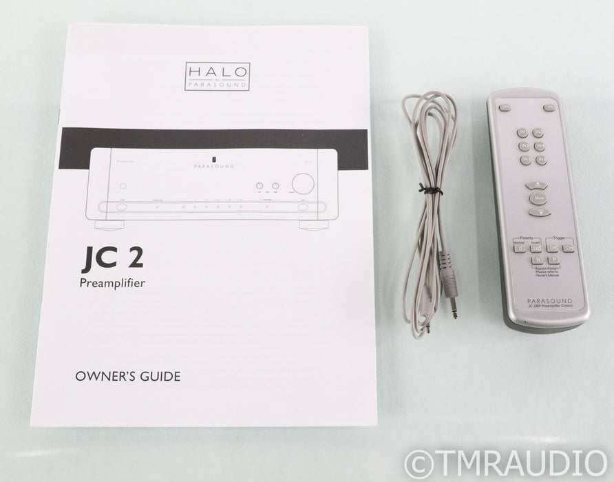 Parasound Halo JC2 Stereo Preamplifier; JC-2; Silver; Remote