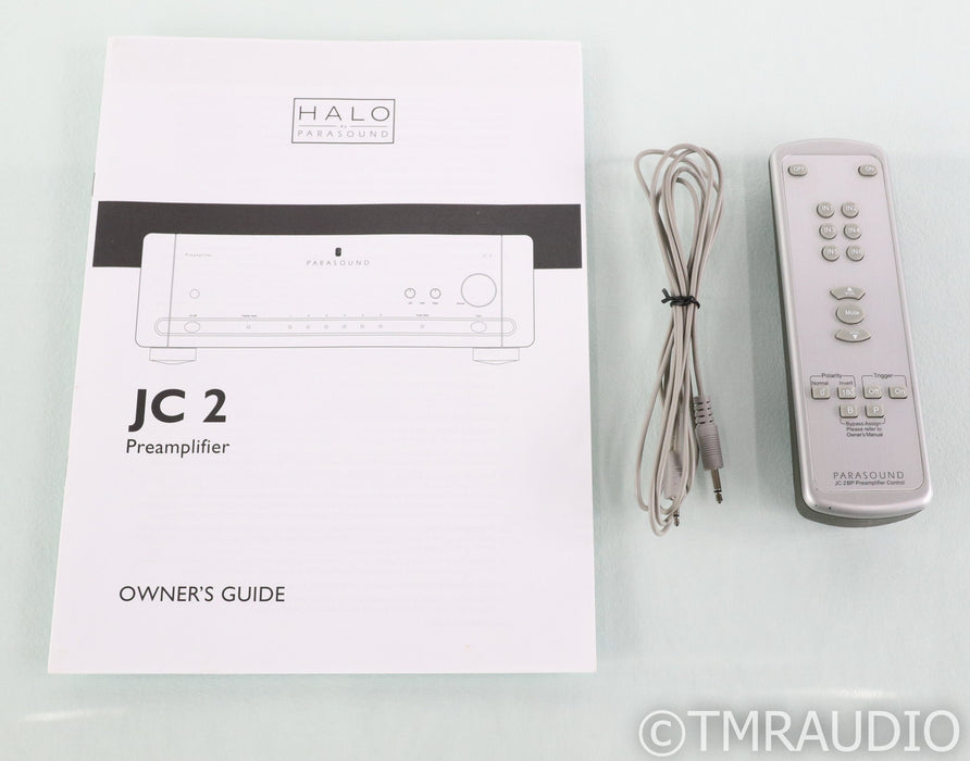 Parasound Halo JC2 Stereo Preamplifier; JC-2; Silver; Remote