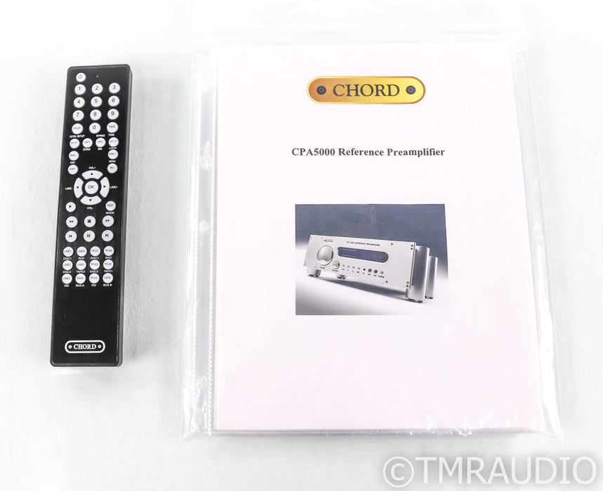 Chord Electronics CPA5000 Stereo Preamplifier; Remote; Black; CPA-5000