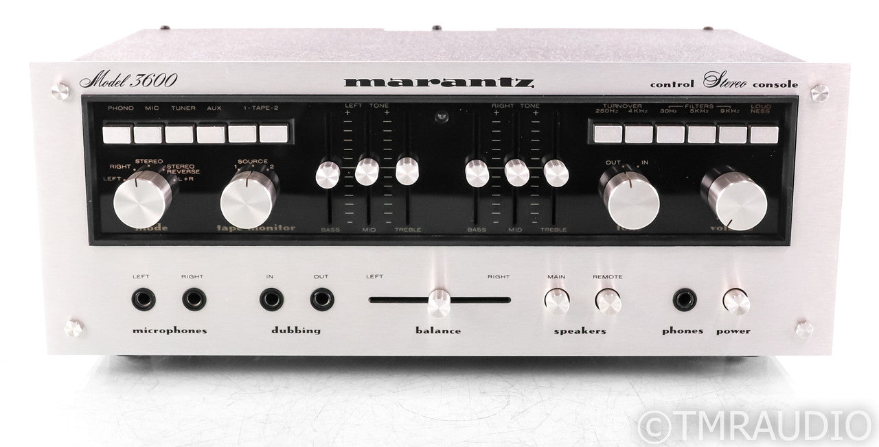 Marantz Model 3600 Vintage Stereo Preamplifier; MM Phono; Excellent Condition