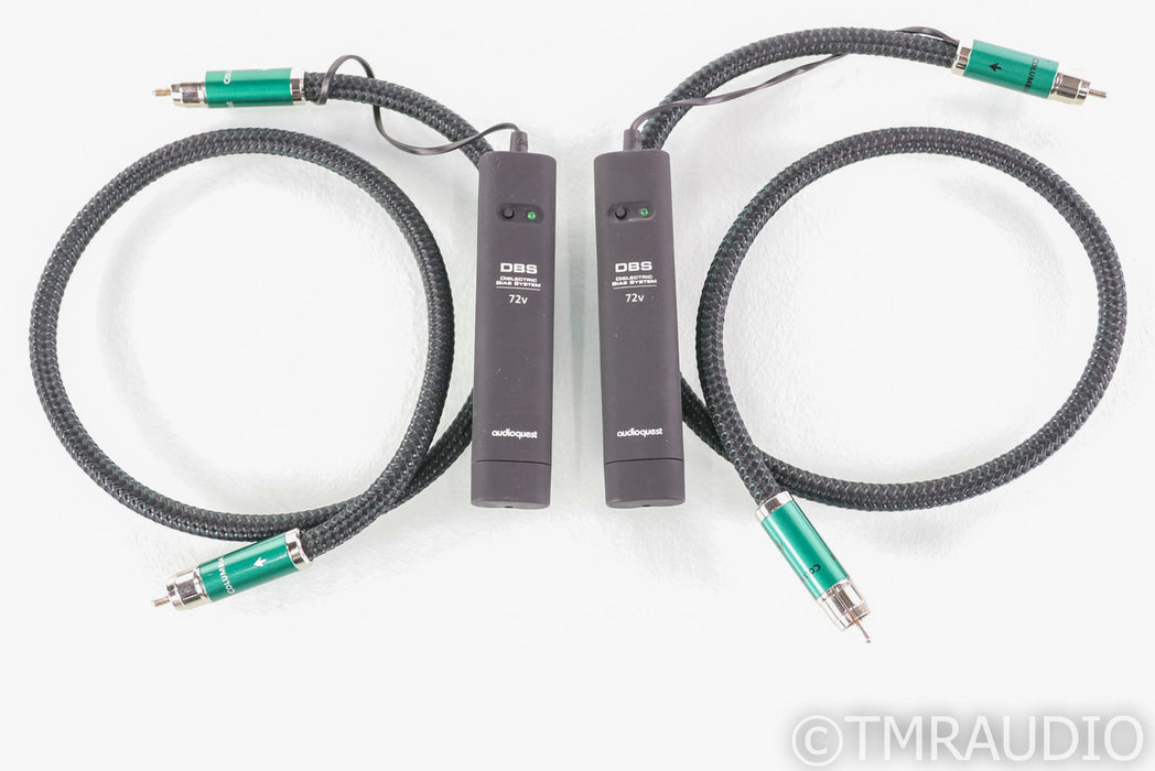 AudioQuest Columbia RCA Cables; .75m Pair Interconnects; 72v DBS