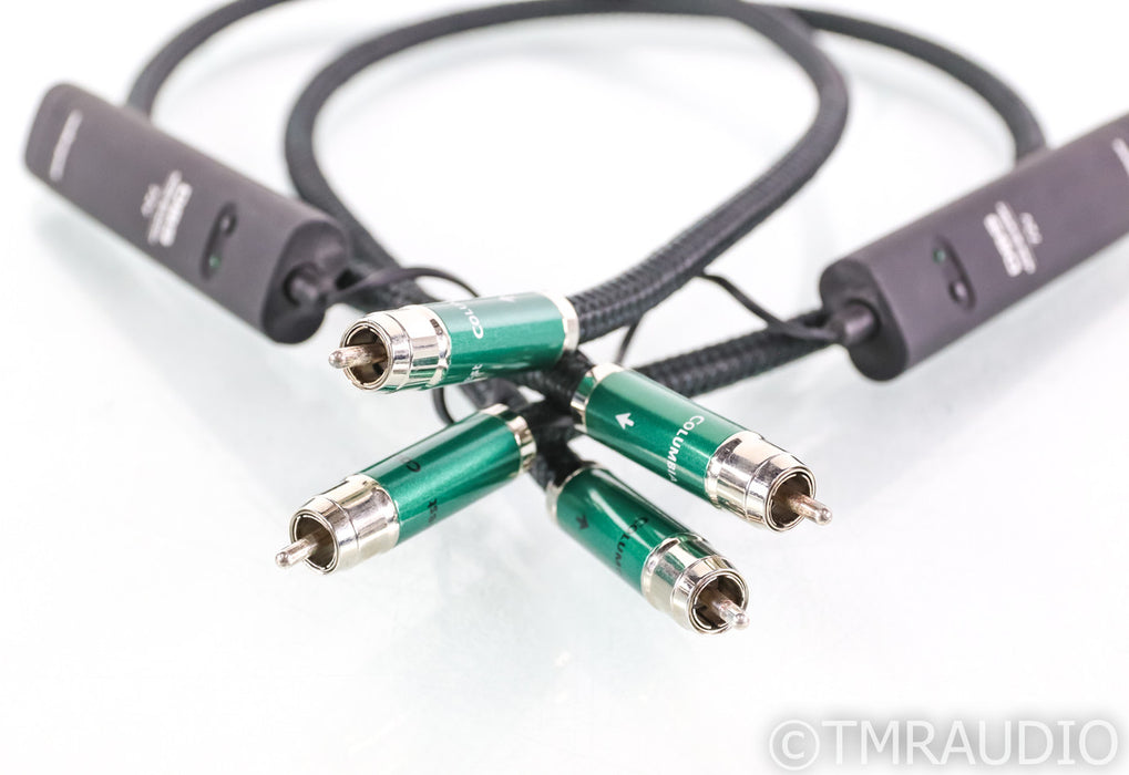 AudioQuest Columbia RCA Cables; .75m Pair Interconnects; 72v DBS