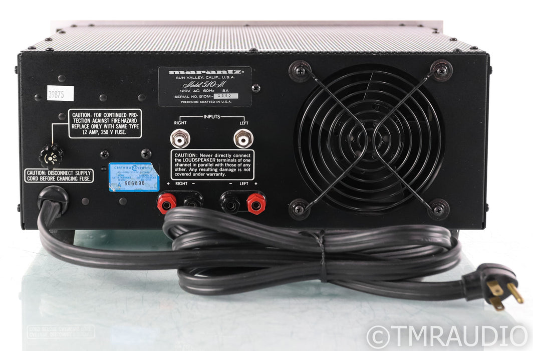 Marantz Model 510M Vintage Stereo Power Amplifier; 510-M