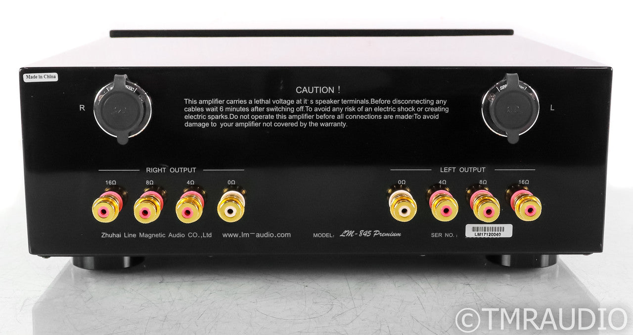 Line Magnetic LM-845 Premium Stereo Tube Power Amplifier; LM845; Remote