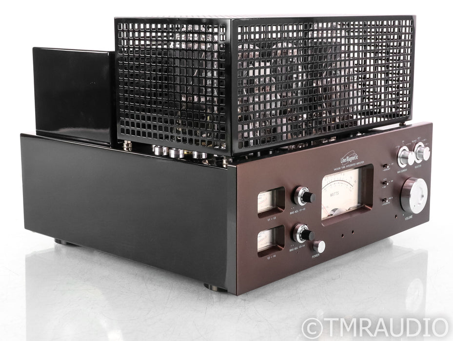 Line Magnetic LM-845 Premium Stereo Tube Power Amplifier; LM845; Remote