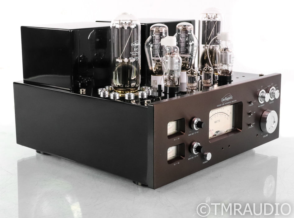 Line Magnetic LM-845 Premium Stereo Tube Power Amplifier; LM845; Remote