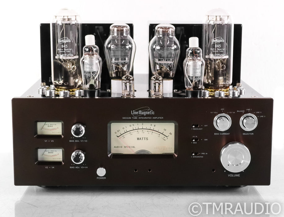 Line Magnetic LM-845 Premium Stereo Tube Power Amplifier; LM845; Remote