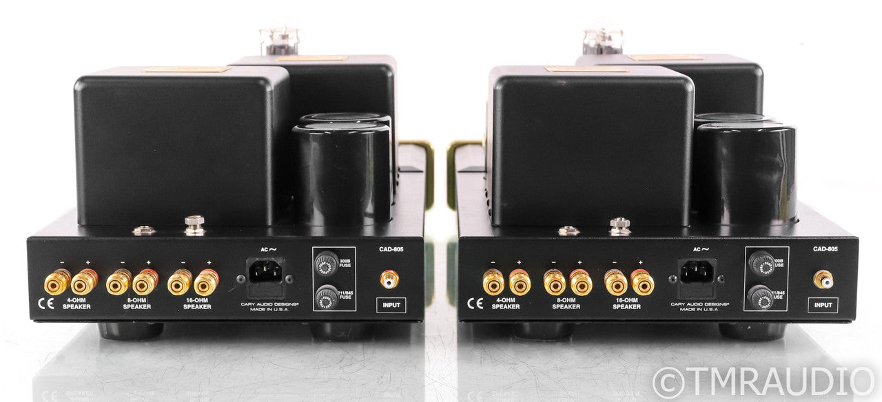 Cary Audio Design CAD 805C Mono Power Amplifier; Pair; 850-C
