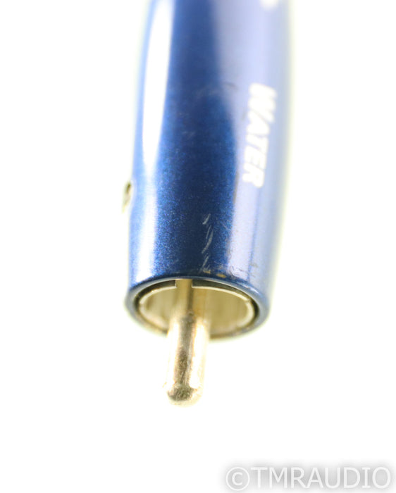 AudioQuest Water RCA Cables; 1m Pair Unbalanced Interconnects; 72v