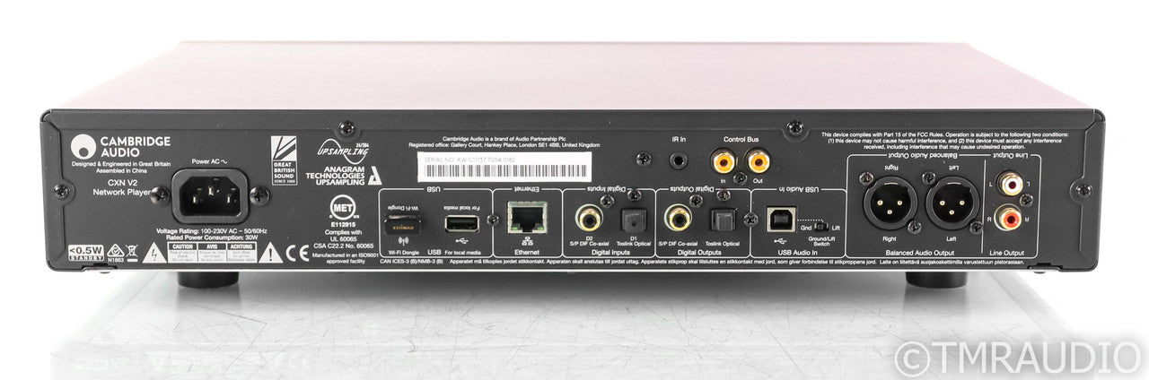 Cambridge CXN V2 Network Streamer / DAC; Spotify Connect; Airplay; USB