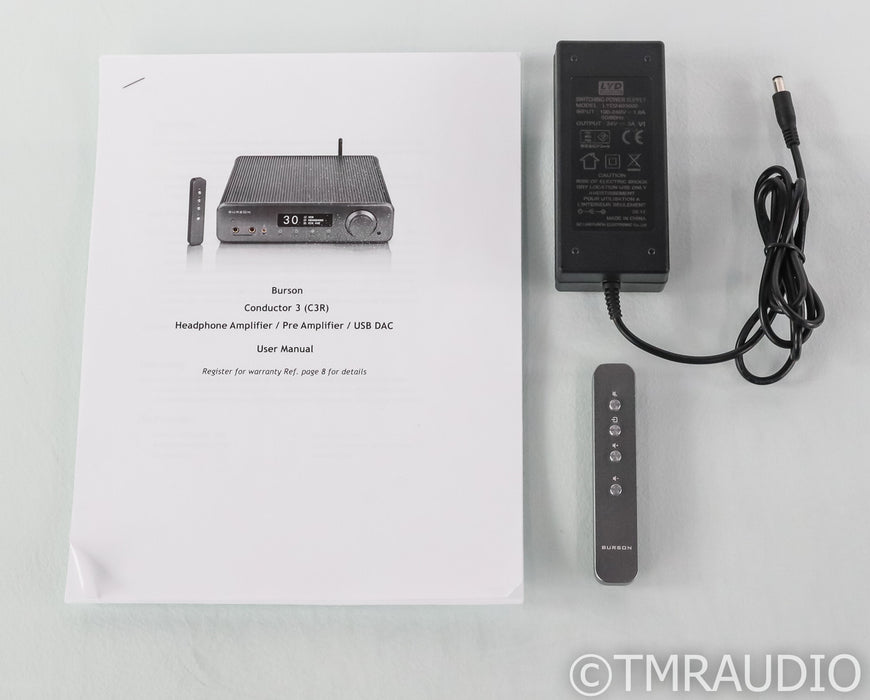 Burson Conductor 3 Reference Headphone Amplifier / Preamp; D/A Converter; Remote