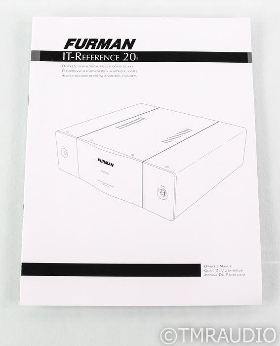 Furman IT-Reference 20i AC Power Line Conditioner; IT-REF 20i