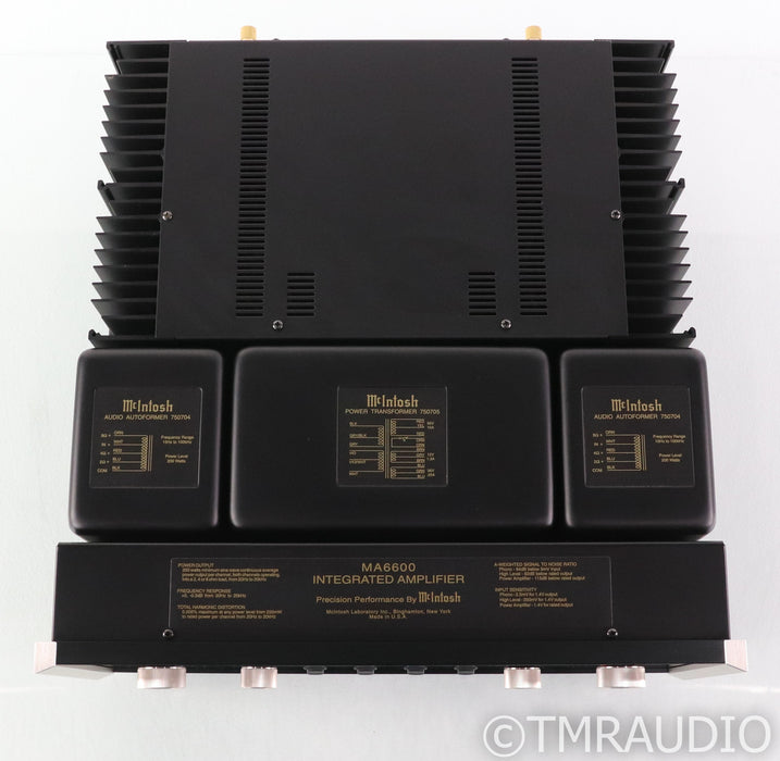 McIntosh MA6600 Stereo Integrated Amplifier; MA-6600; Remote; MM Phono